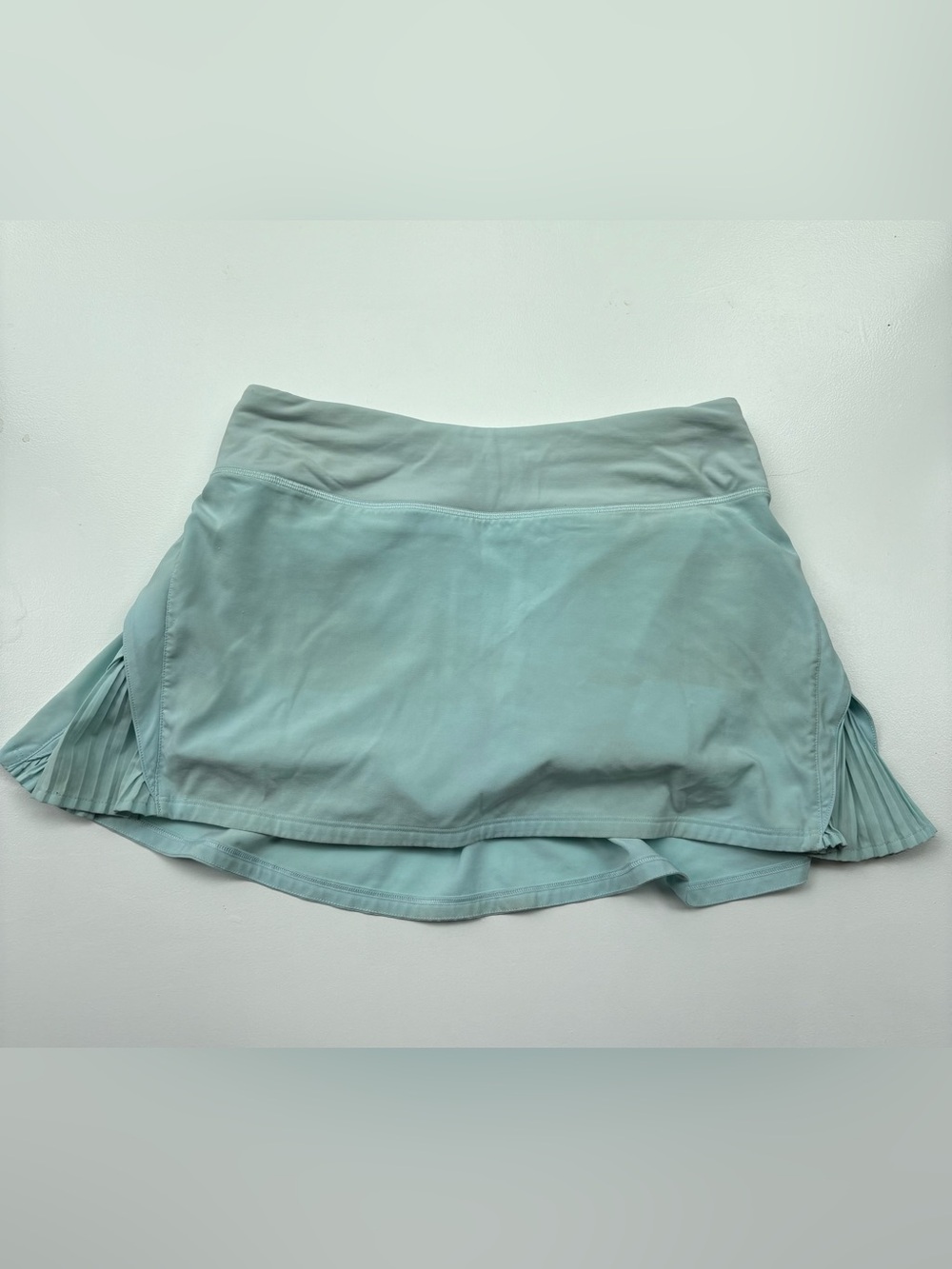 Lululemon Athletica Light Teal Play Off The Pleats Skirt